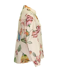 Pastel Floral Print Blouse