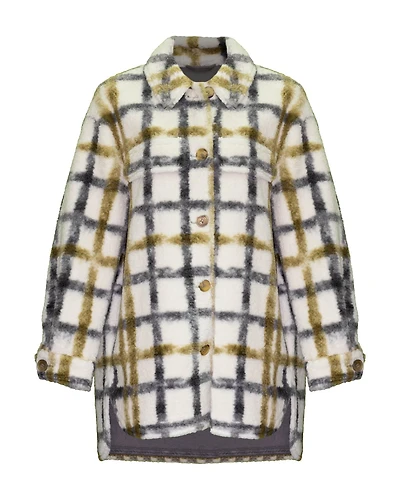 Plaid Sherling Coat