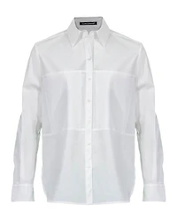 Poplin Front Panel Shirt