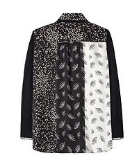Printed Back Sweater