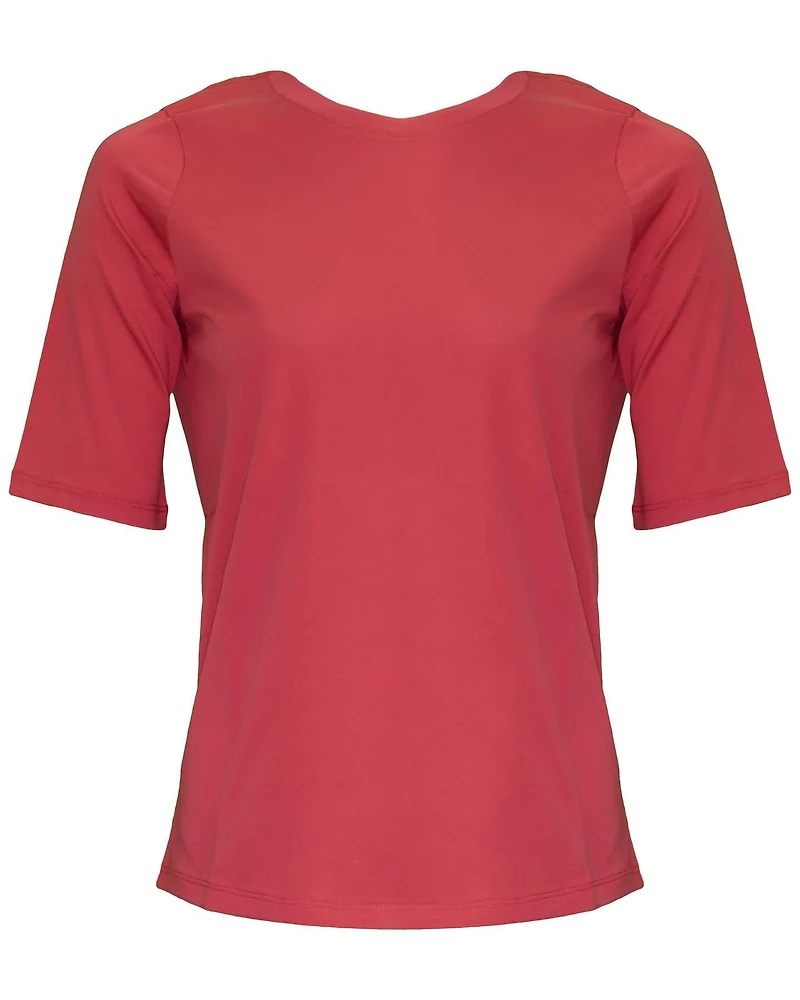 Raspberry Cotton T-Shirt