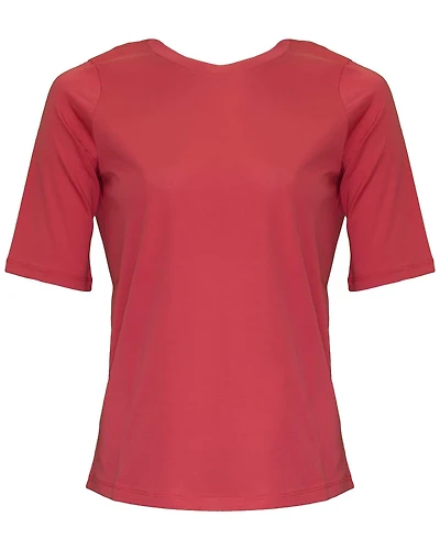 Raspberry Cotton T-Shirt