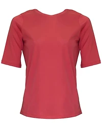 Raspberry Cotton T-Shirt