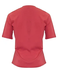 Raspberry Cotton T-Shirt