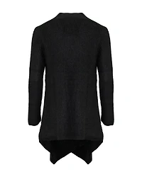 Ribbed Cardigan Black