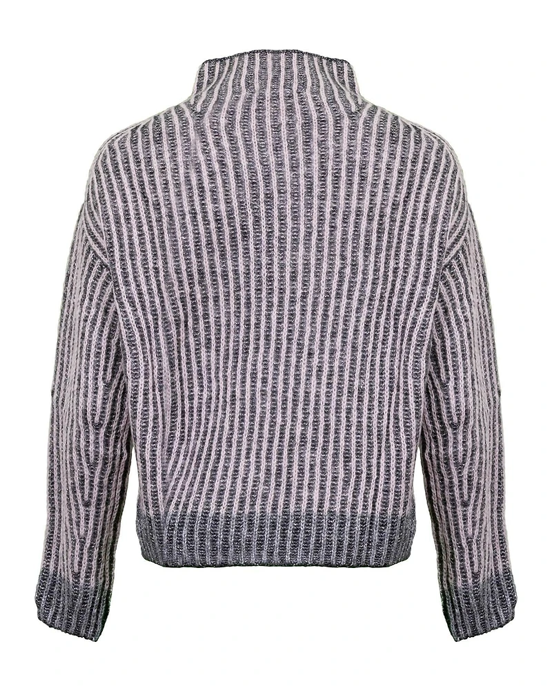 Ribbed Chunky Knit Pullover
