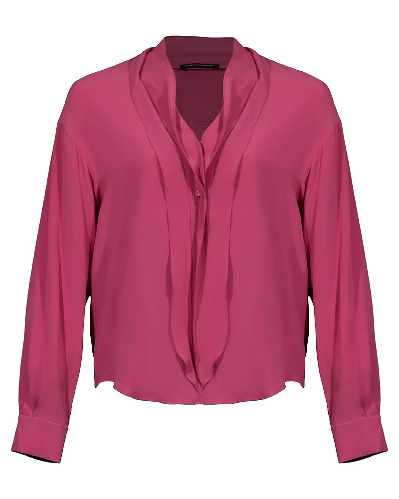 Ruffle Front Blouse