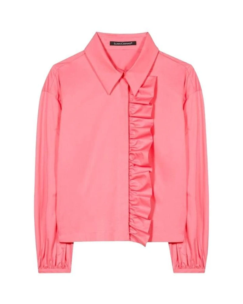 Luisa Cerano Ruffle Front Blouse