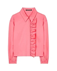 Luisa Cerano Ruffle Front Blouse