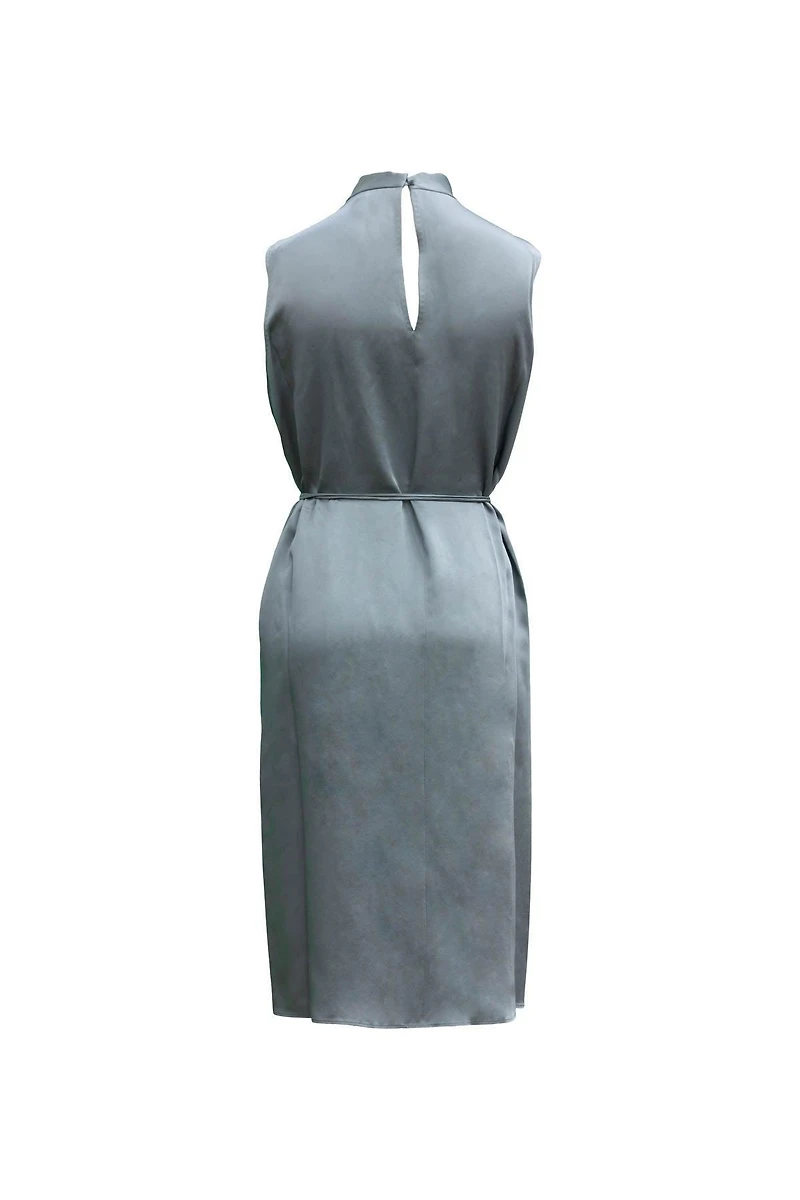 Satin Sleeveless Dress