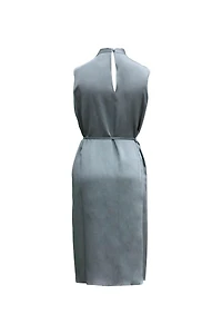 Satin Sleeveless Dress