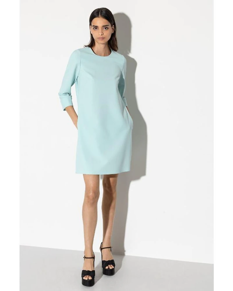 Luisa Cerano Sheath 3/4 Sleeve Dress