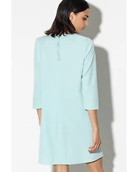 Luisa Cerano Sheath 3/4 Sleeve Dress