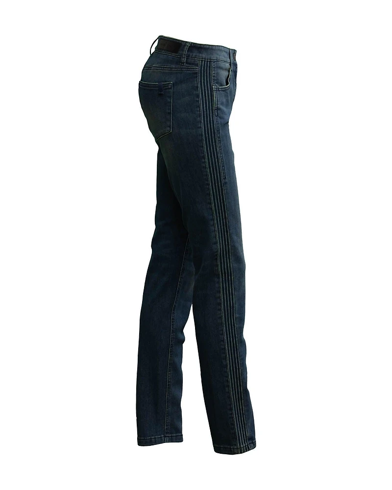 Side Piping Skinny Jean