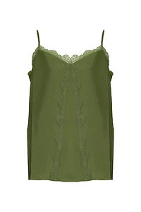 Silk Cami Green