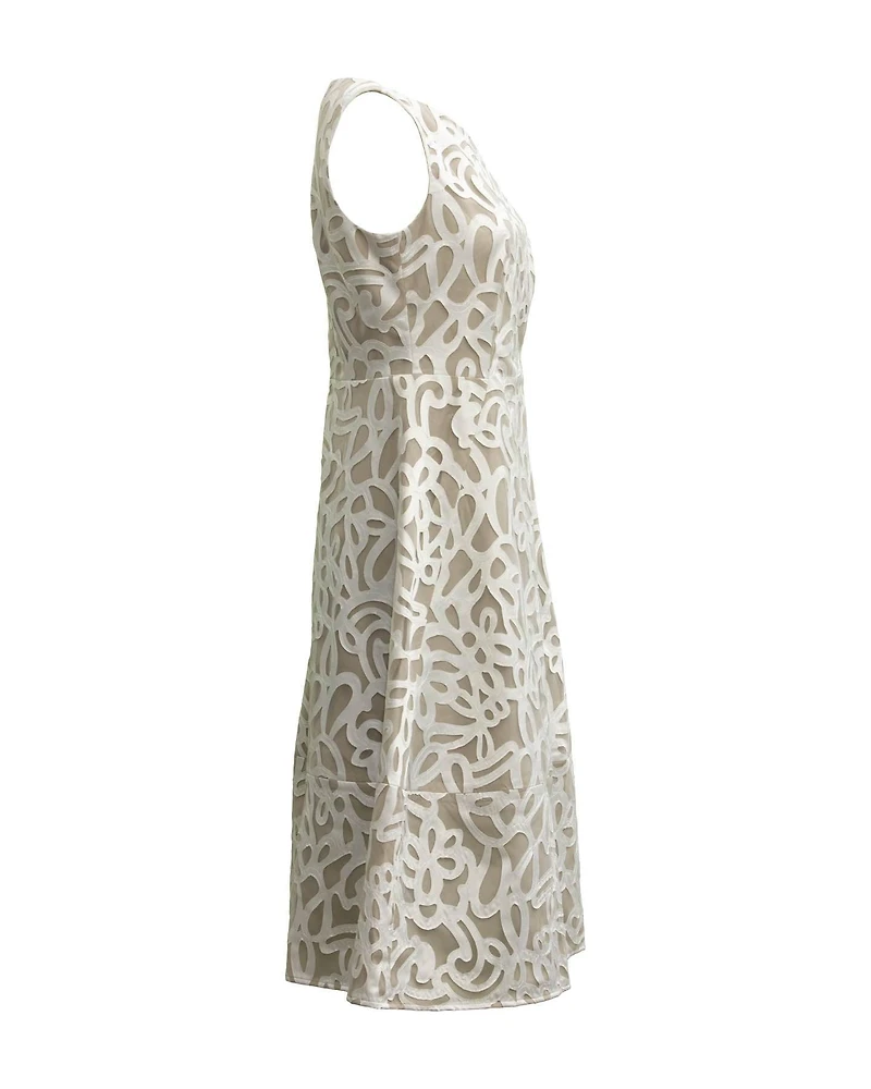 Sleeveless Mesh Dress
