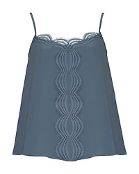 Luisa Cerano Spagetti Strap Silk Blend Camisole