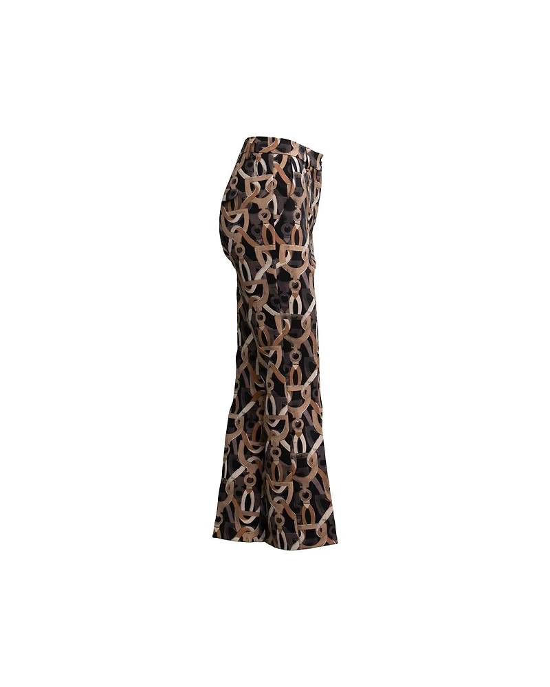 Statement Chain Print Pants