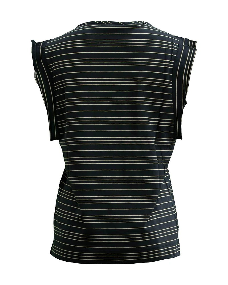 Striped Capsleeve Top