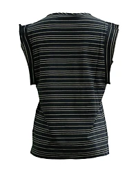 Striped Capsleeve Top