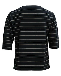 Striped Knit with Drawstring Waist