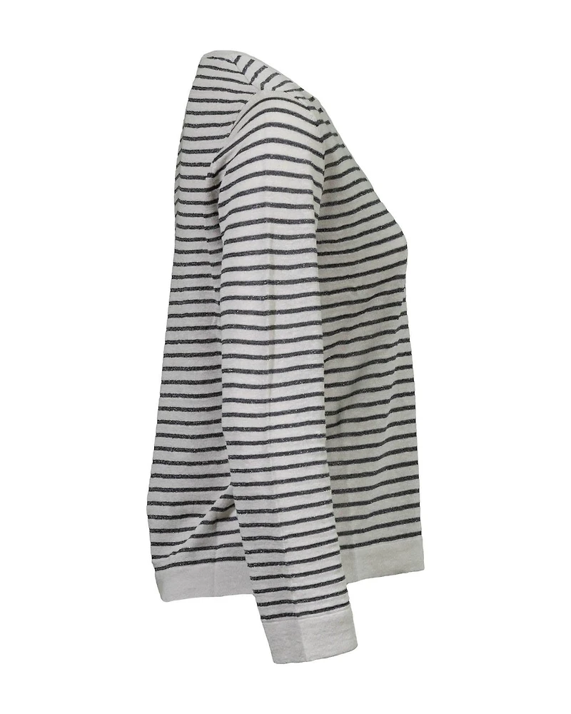 Striped Linen Pullover