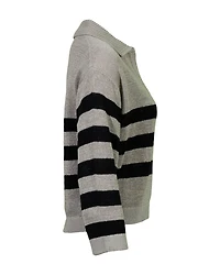 Striped Polo Pullover
