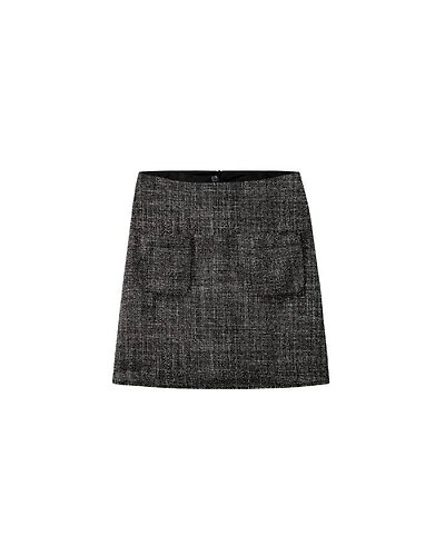 Luisa Cerano Tweed Short Skirt