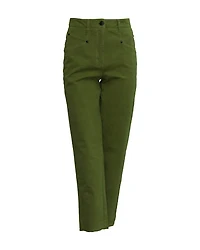 Twill Boyfriend Ankle Pants