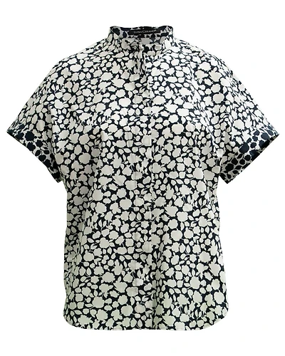 Two Tone Print Shirt