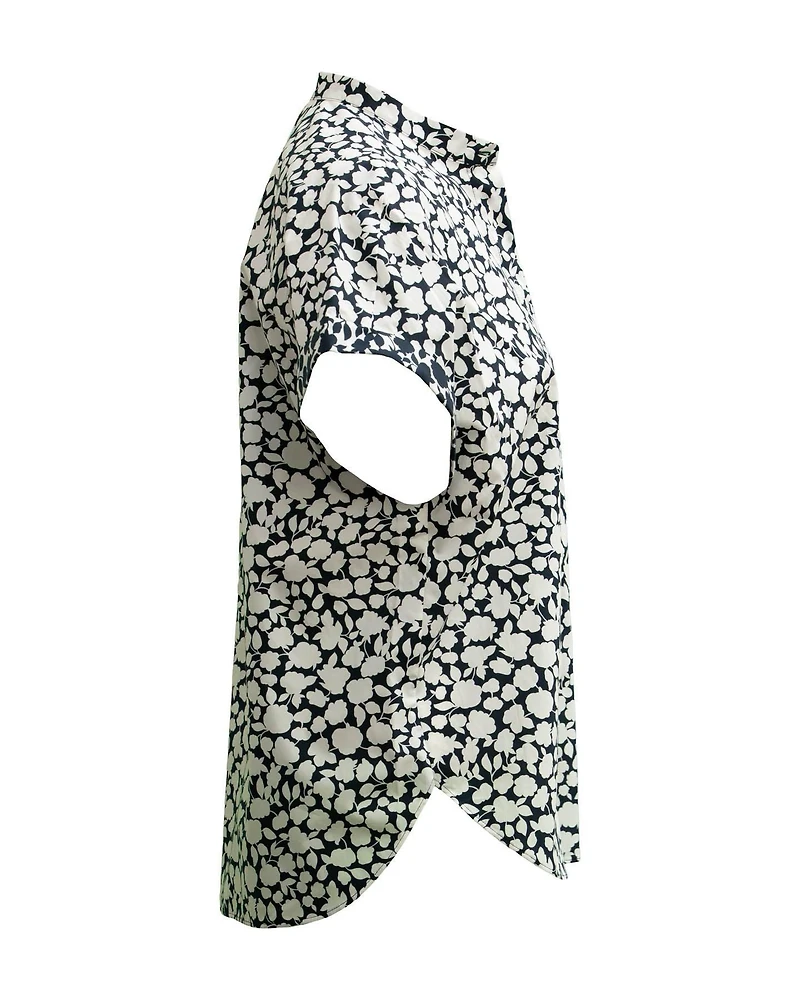 Two Tone Print Shirt