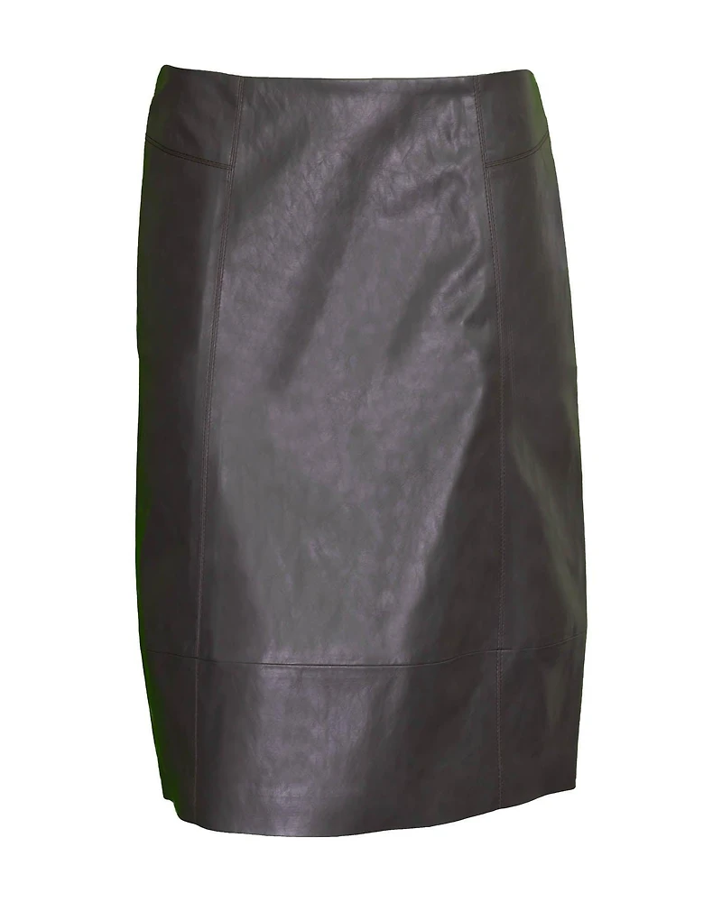 Vegan Leather Skirt