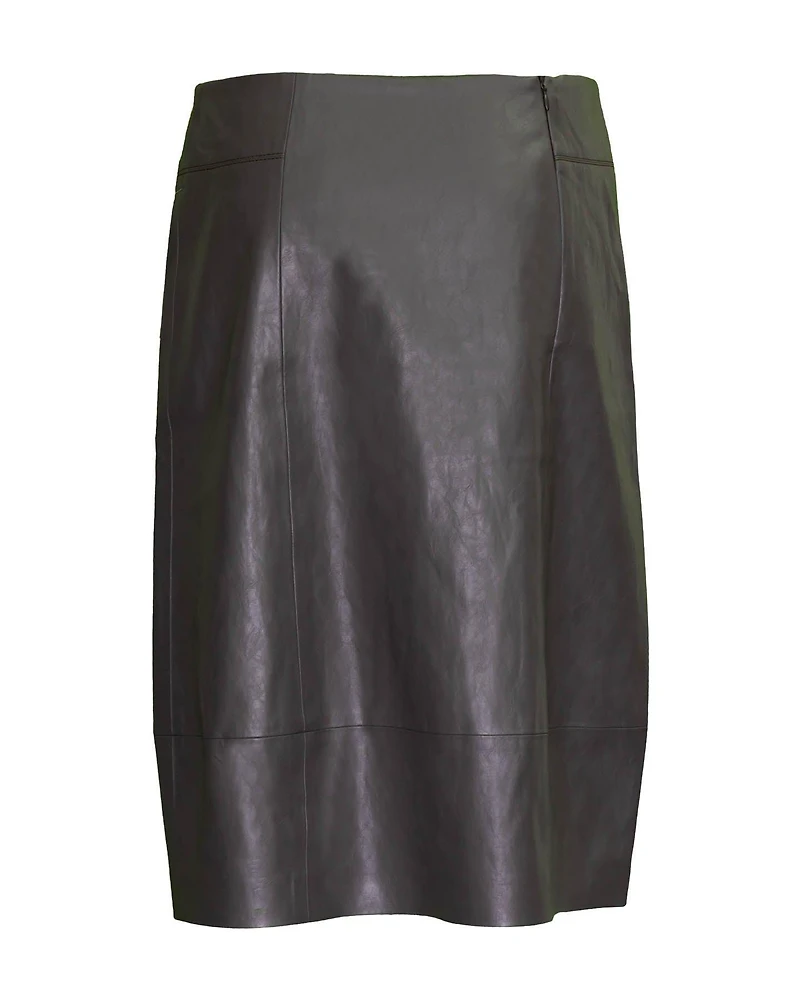 Vegan Leather Skirt