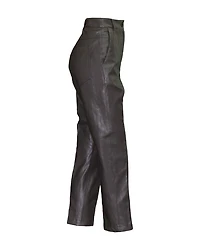 Vegan Leather Tappered Pants