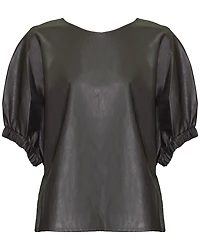 Vegan Leather Top