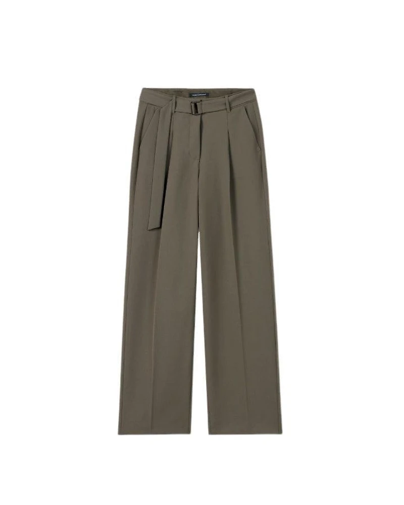 Wide Leg Pants With Pleats
