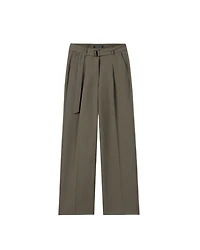 Wide Leg Pants With Pleats