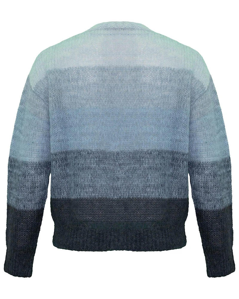 Wide Stripe Knit Pullover