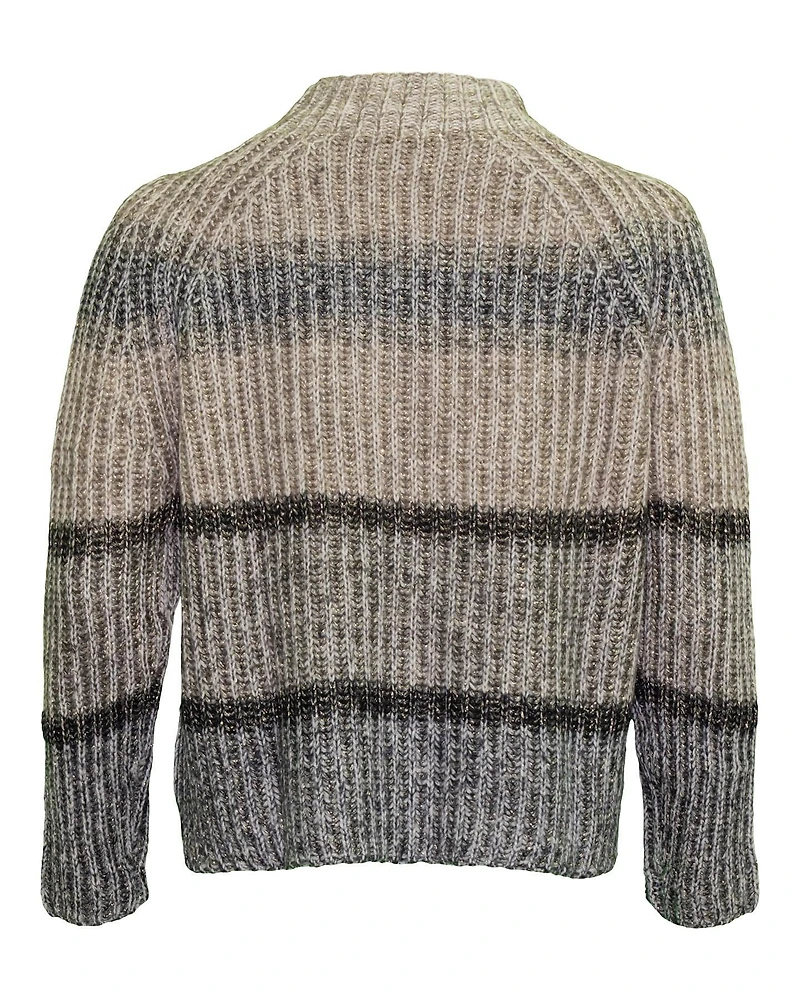 Wool Stripe Pullover