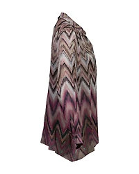 Zig Zag Print Blouse