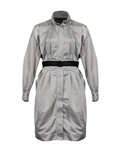 Zip Front Trench Coat