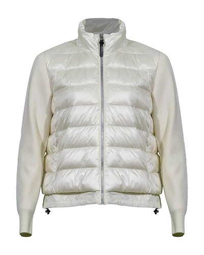 Ocean Mixed Media Down Coat