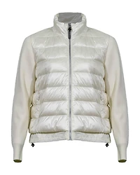 Ocean Mixed Media Down Coat