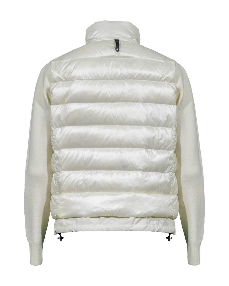 Ocean Mixed Media Down Coat
