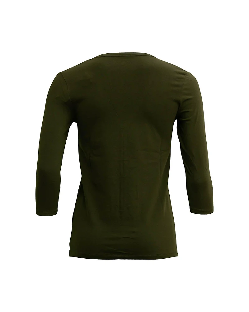 Fitted V-Neck Top