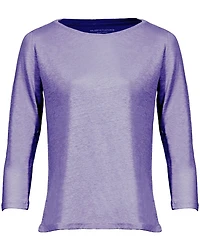 Linen Stretch Hand Dyed Top