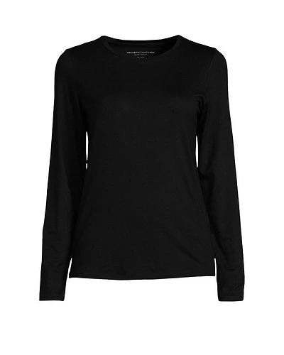 Majestic Soft Touch Crew Neck Long Sleeve Tee
