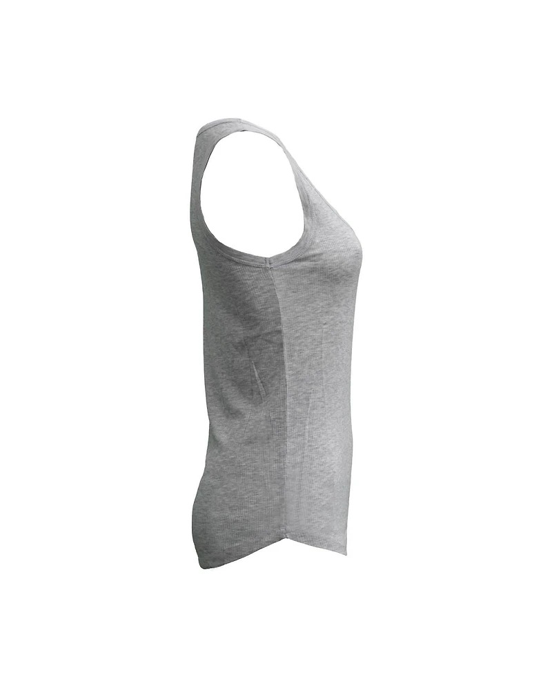 Scoop Neck Ribbed Tank Top