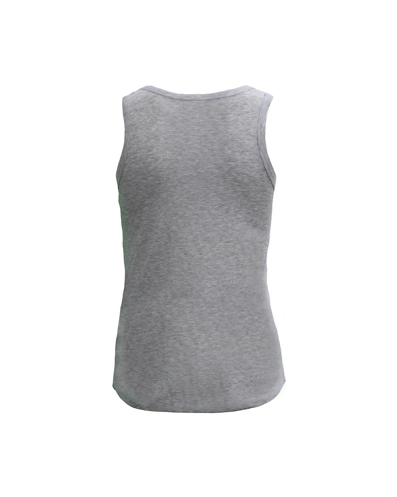 Scoop Neck Ribbed Tank Top