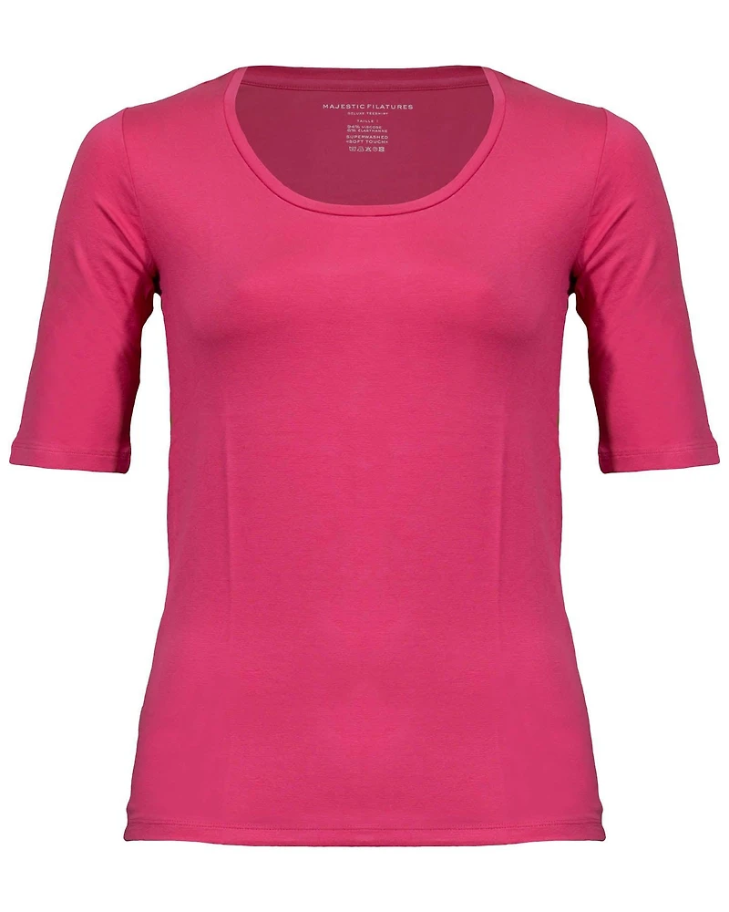 Soft Touch Scoop Neck Top